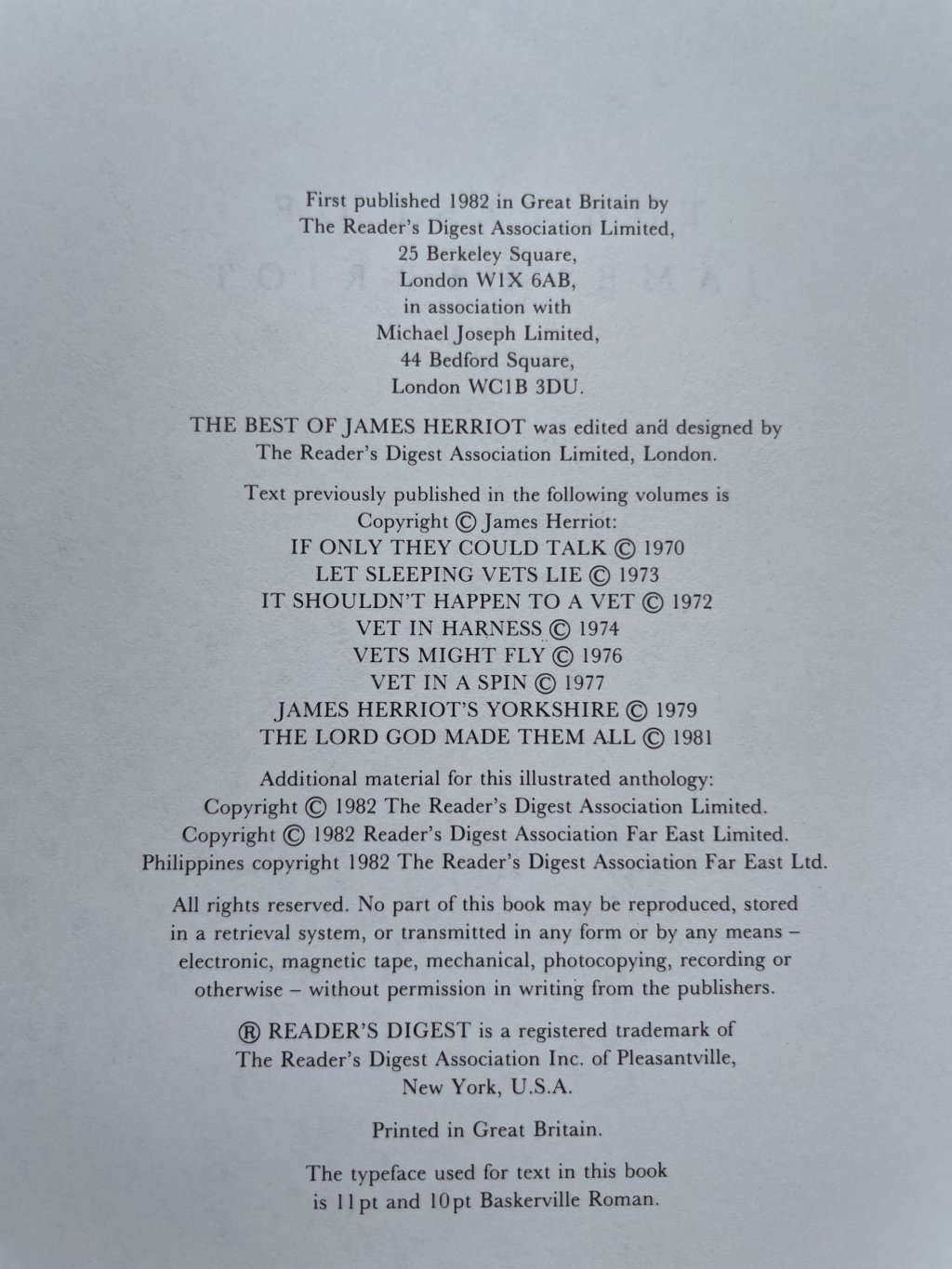 james herriot the best of first ed2