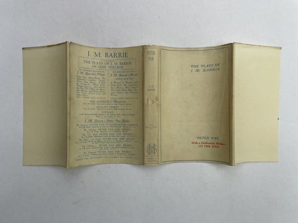 jm barrie the plays of jm barrie first4