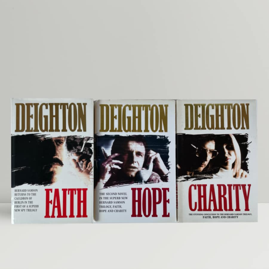 len deighton faith hope charity first editions1