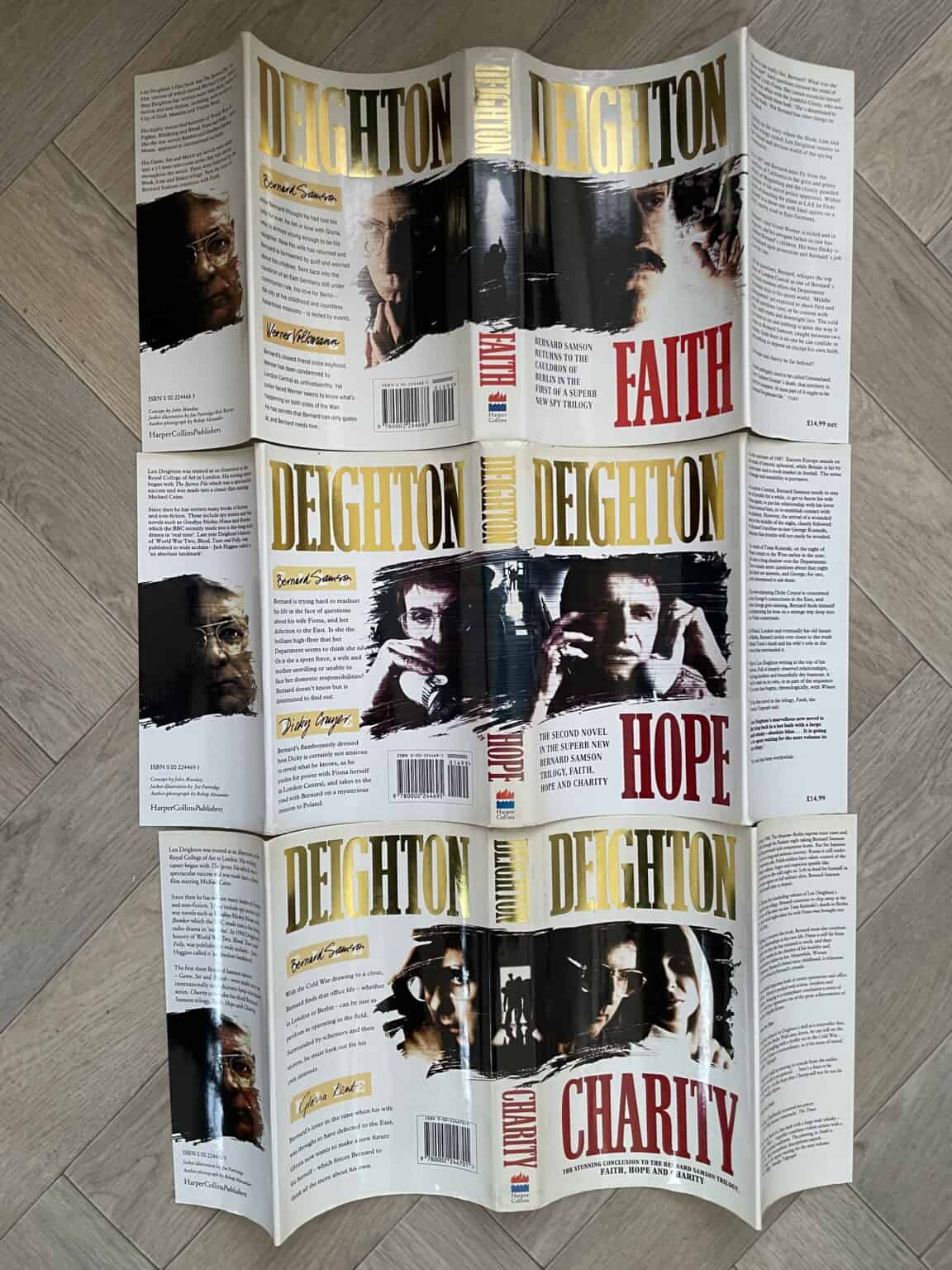 len deighton faith hope charity first editions6