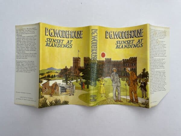 pg wodehouse sunset at blandings first edition4
