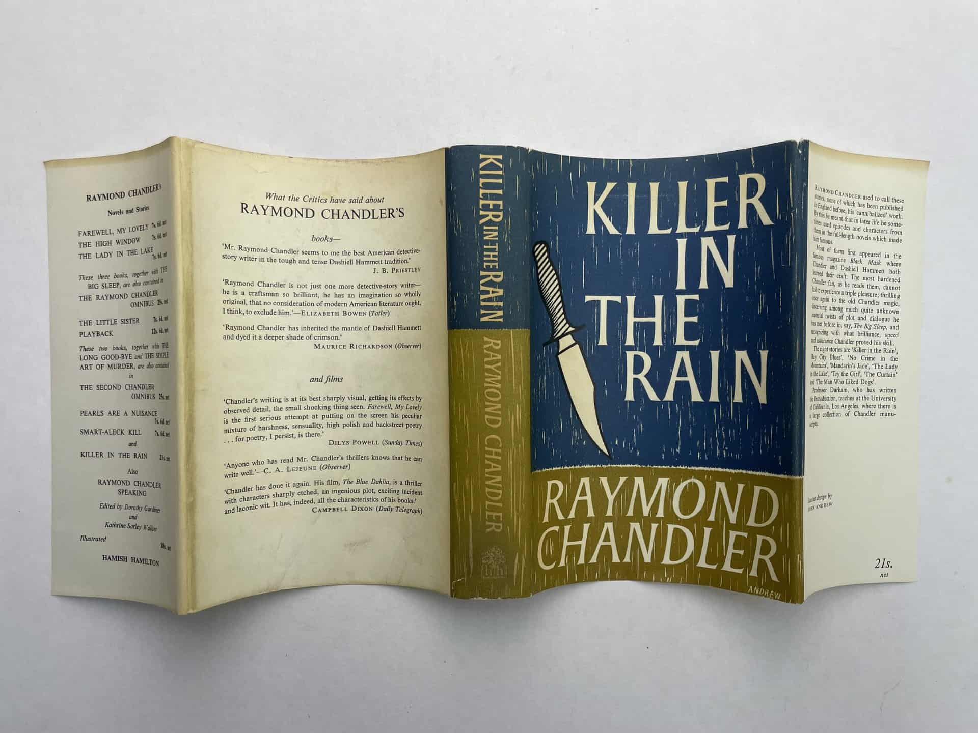 Raymond Chandler - Killer In The Rain - First Edition 1964
