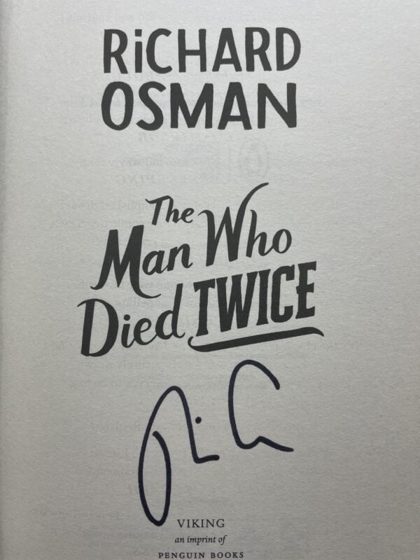 richard osman 4 first signed books 4
