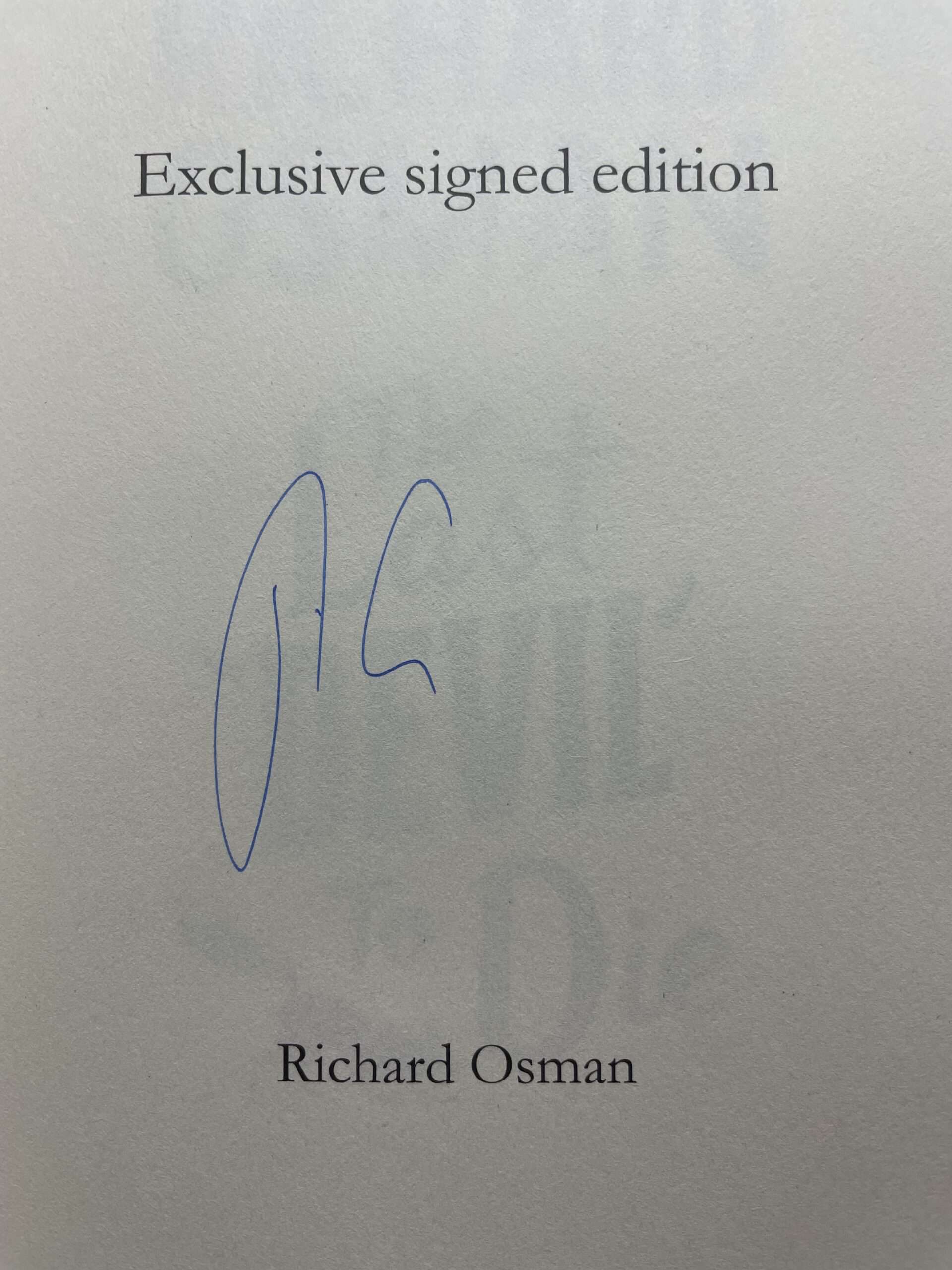 richard osman 4 first signed books 8