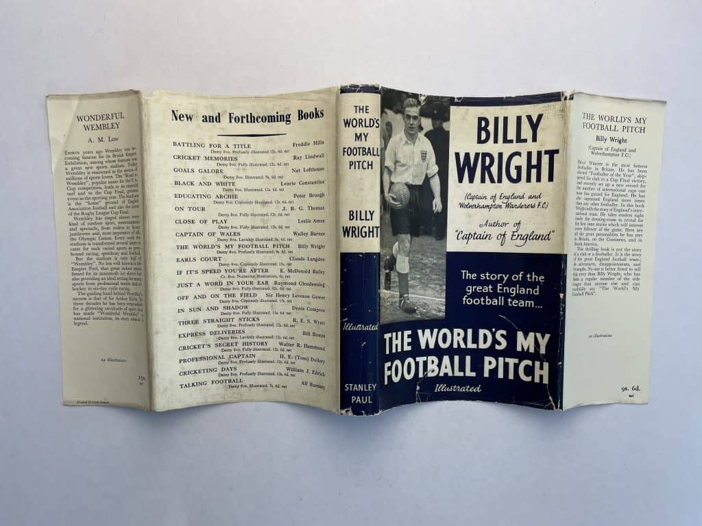 billy wright the worlds my football pitch signed first edition4