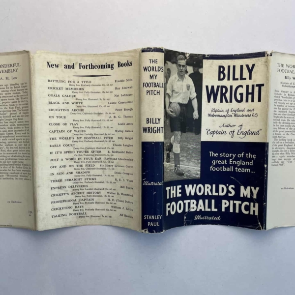 billy wright the worlds my football pitch signed first edition4