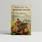enid blyton five go to mystery moor first edition1