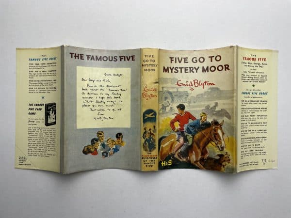 enid blyton five go to mystery moor first edition4