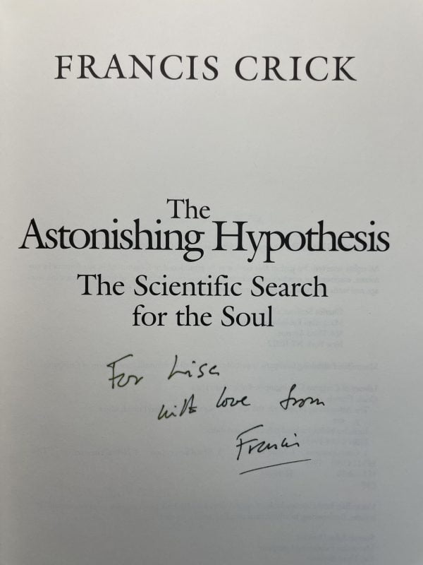 francis crick the astonishing hypothesis first editon2