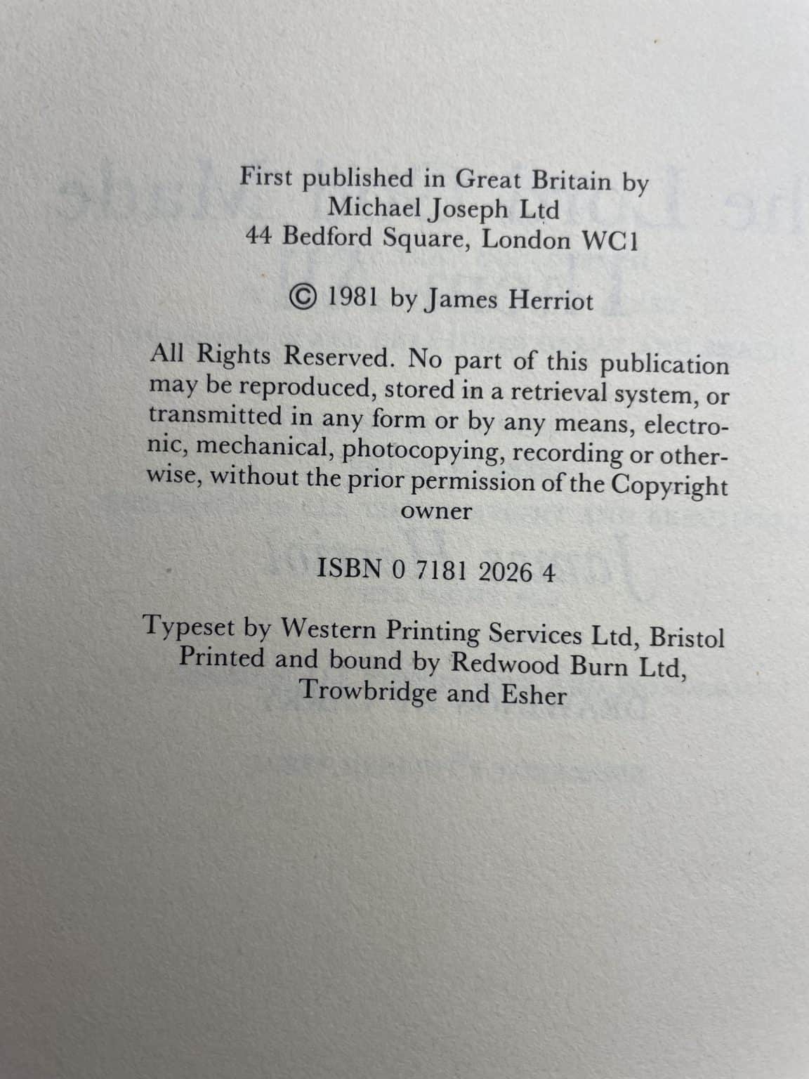 james herriot the lord god made them all first edition2
