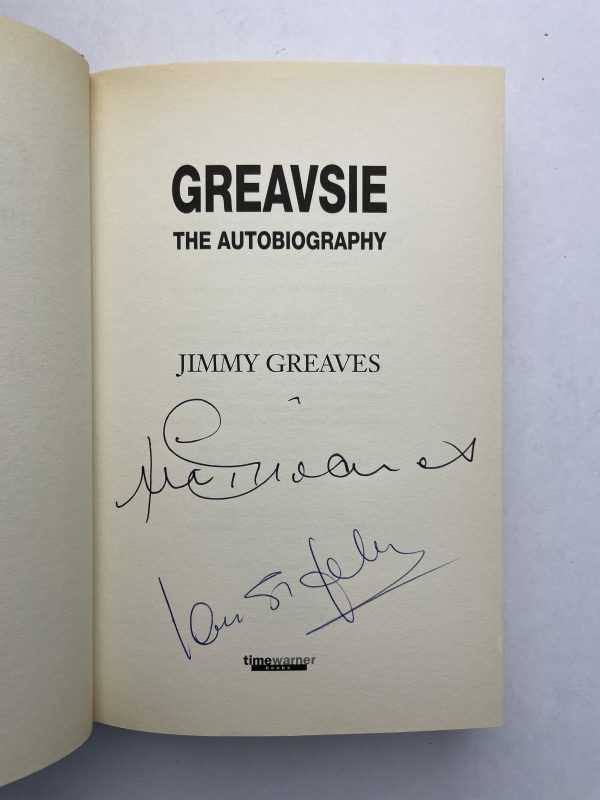 jimmy greaves autobiography signed by saint and greavsie 2