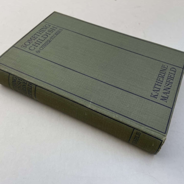 katherine mansfield something childish first edition3