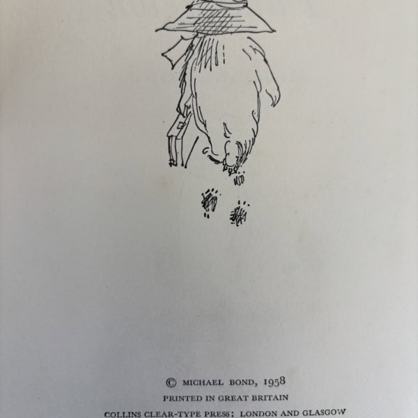 michael bond a bear called paddington first ed2