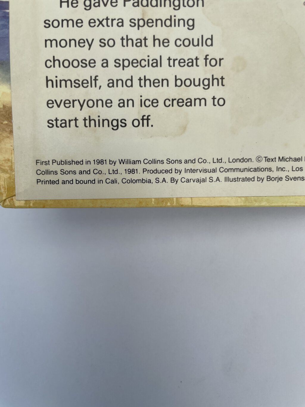 michael bond paddingtons birthday treat first ed2