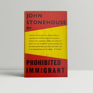 john stonehouse prohibited immigrant first edition1
