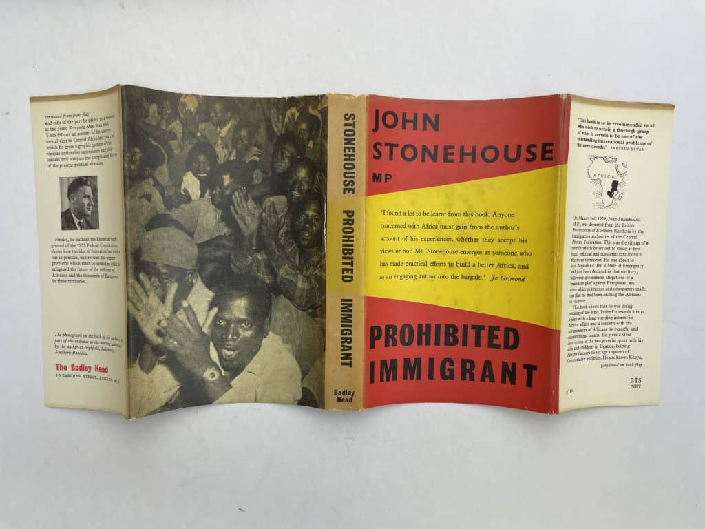 john stonehouse prohibited immigrant first edition4