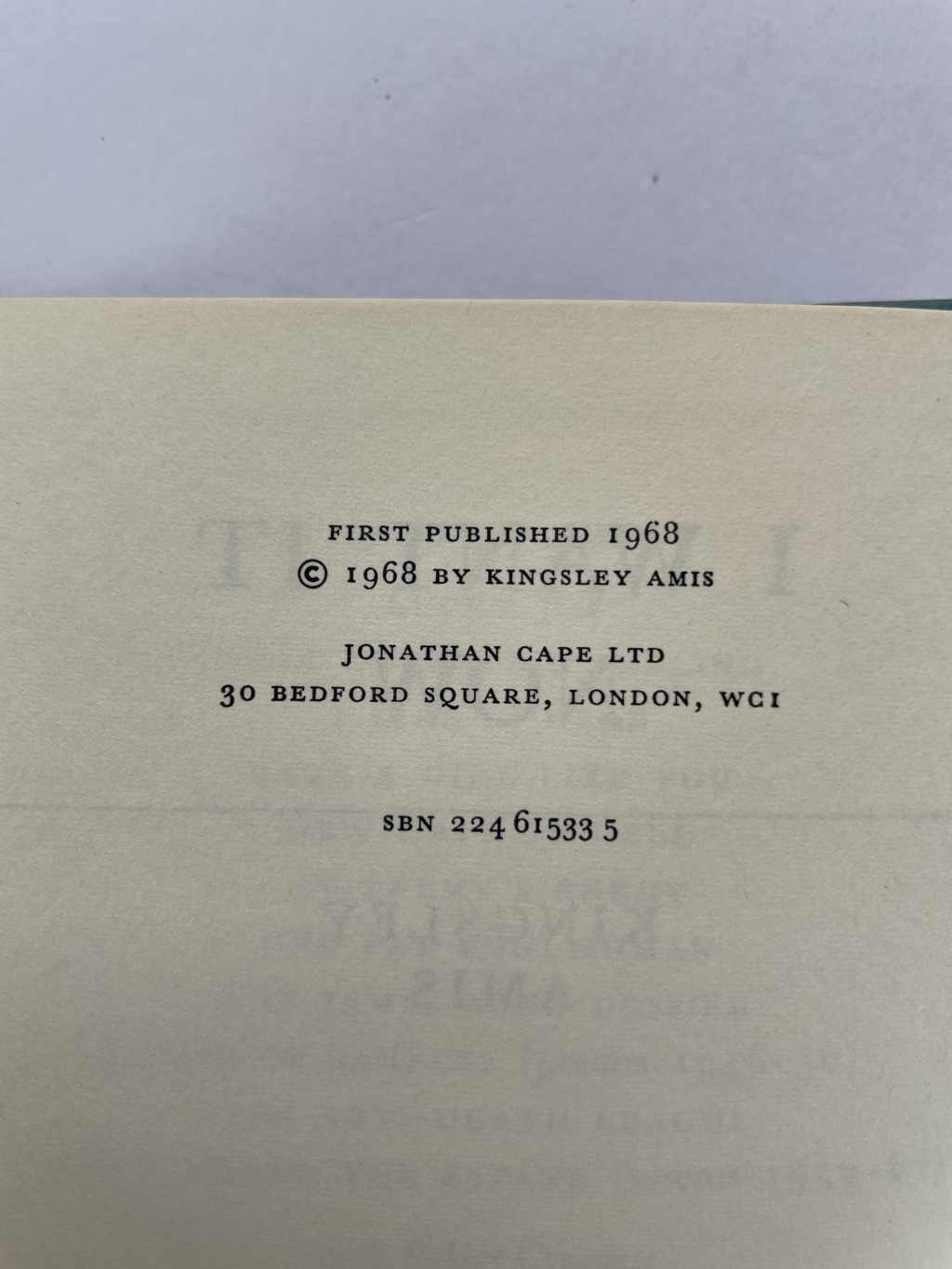 kingsley amis i want it now first edition2