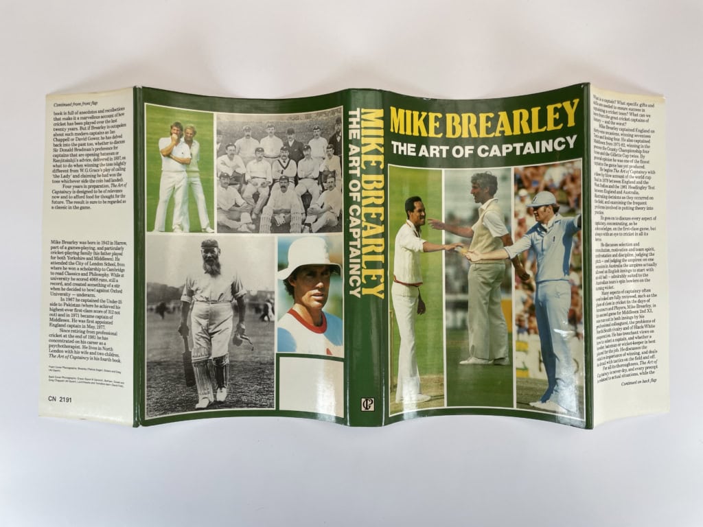 mike brearley the art of captaincy signed first 5