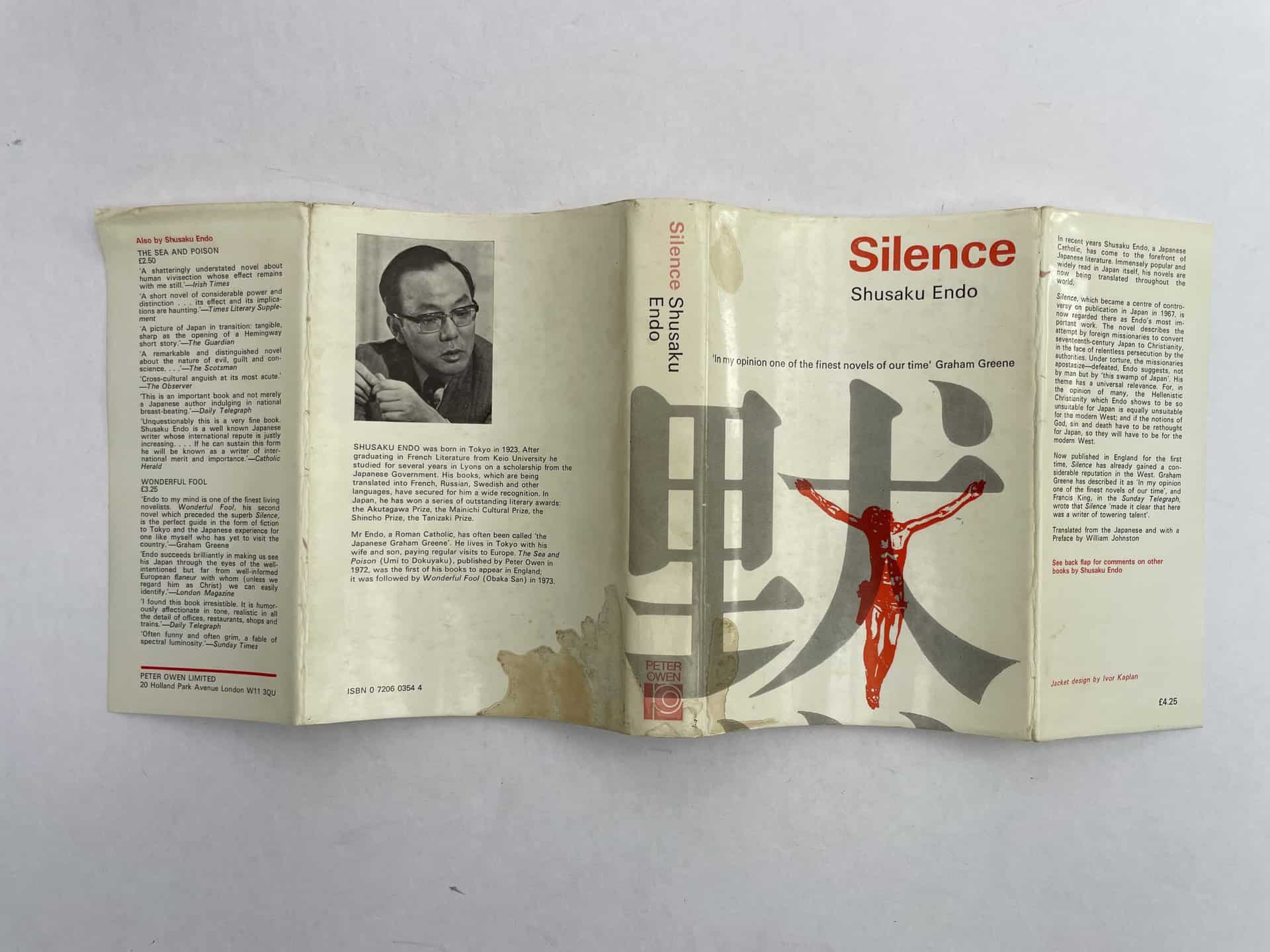 Shusaku Endo - Silence - First UK Edition 1976