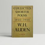 wh auden collected shorter poems first edition1