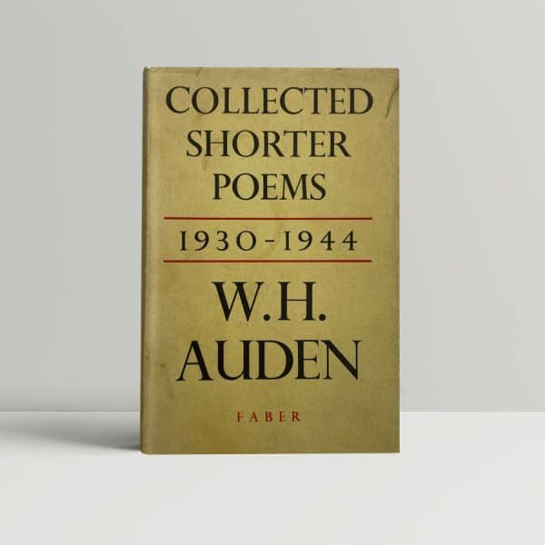 wh auden collected shorter poems first edition1