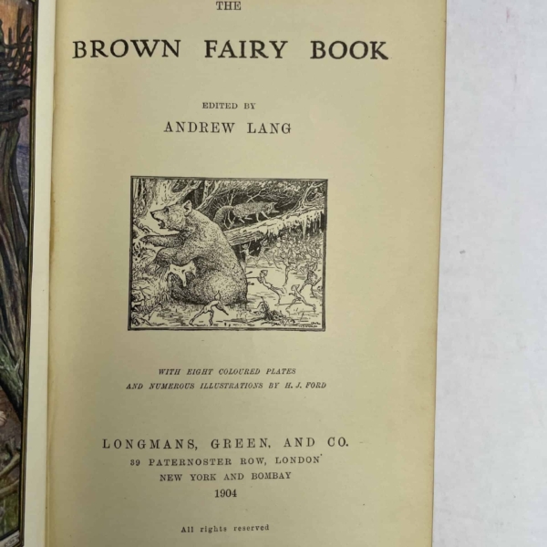 andrew lang the brown fairy book first edition2