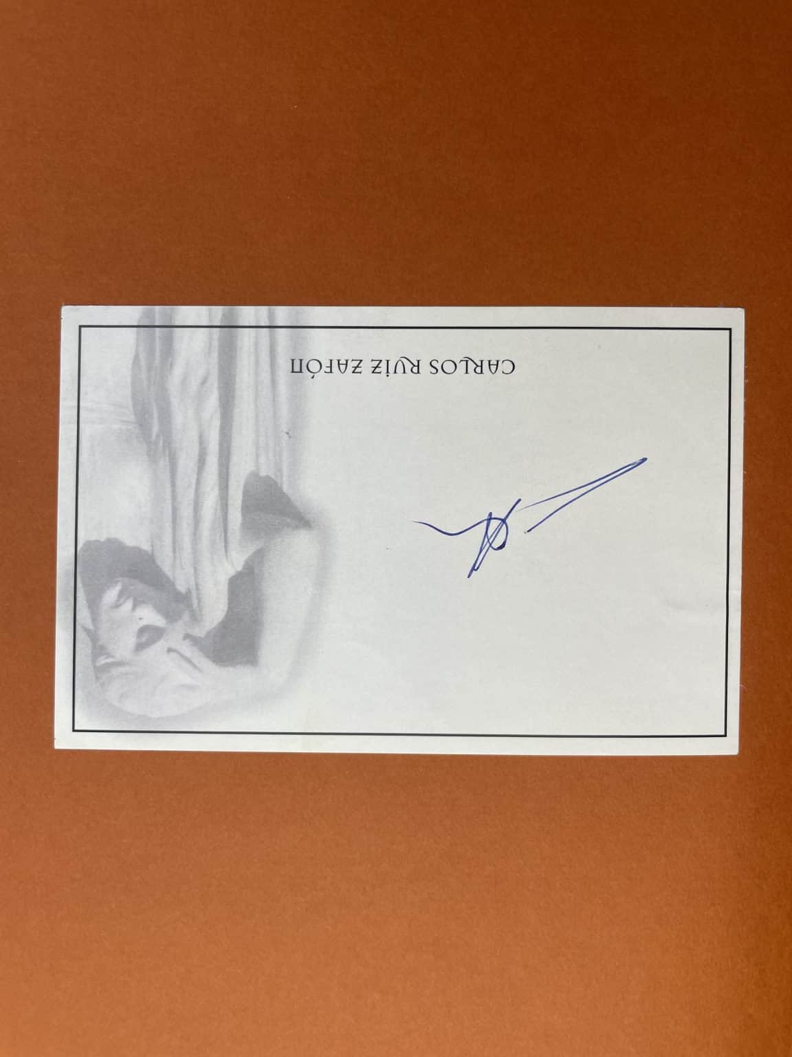 carlos ruiz zafon the call of the wind signed first edion2