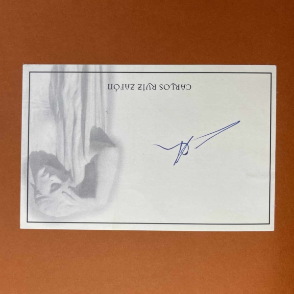 carlos ruiz zafon the call of the wind signed first edion2