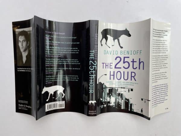 david benioff the 25th hour signed first ed5
