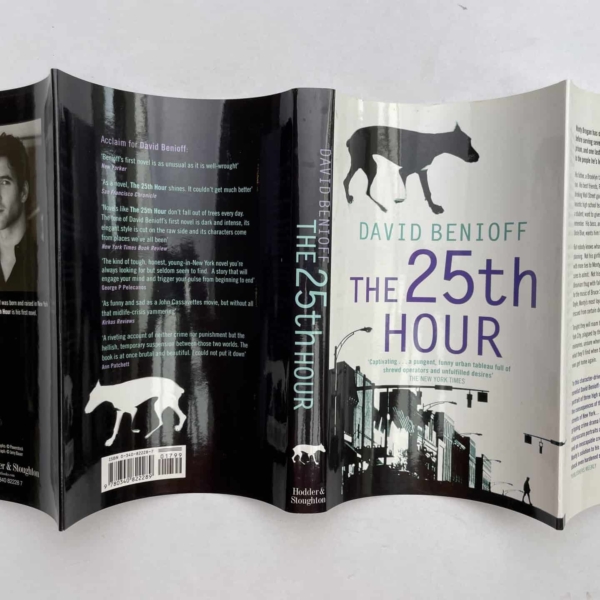 david benioff the 25th hour signed first ed5