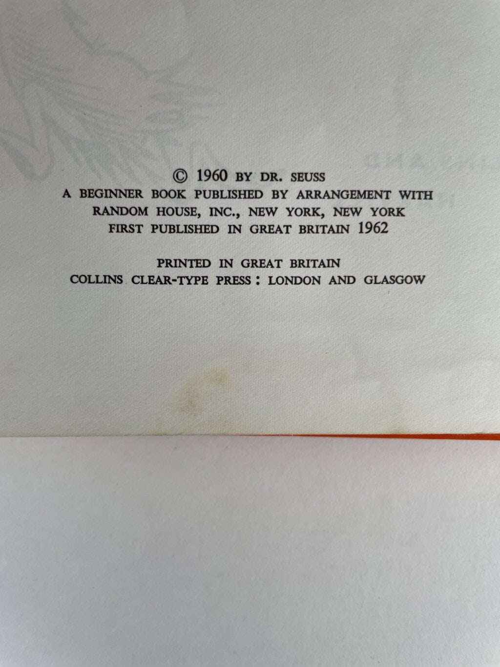 dr seuss green eggs and ham first ed2