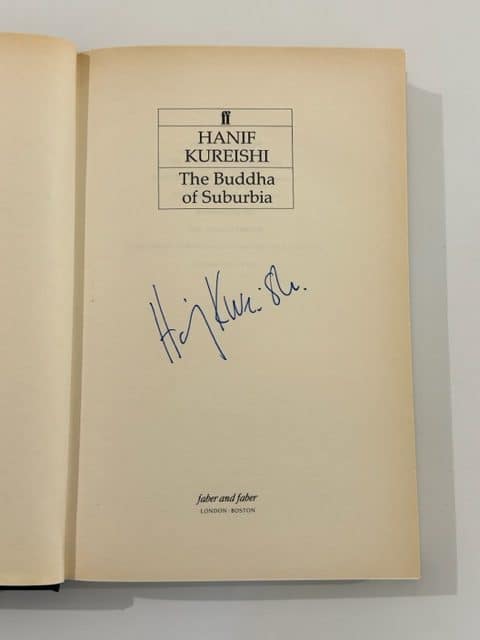 hanif kureishie the buddha of suburbia signed first edition2