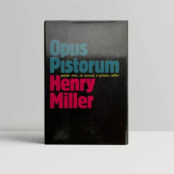 henry miller opus pistorum first edition1