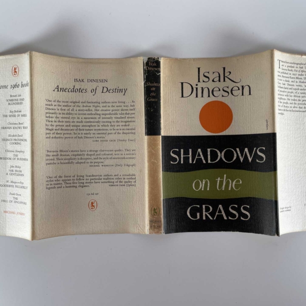 isak dinesen shadows on the grass first ed4