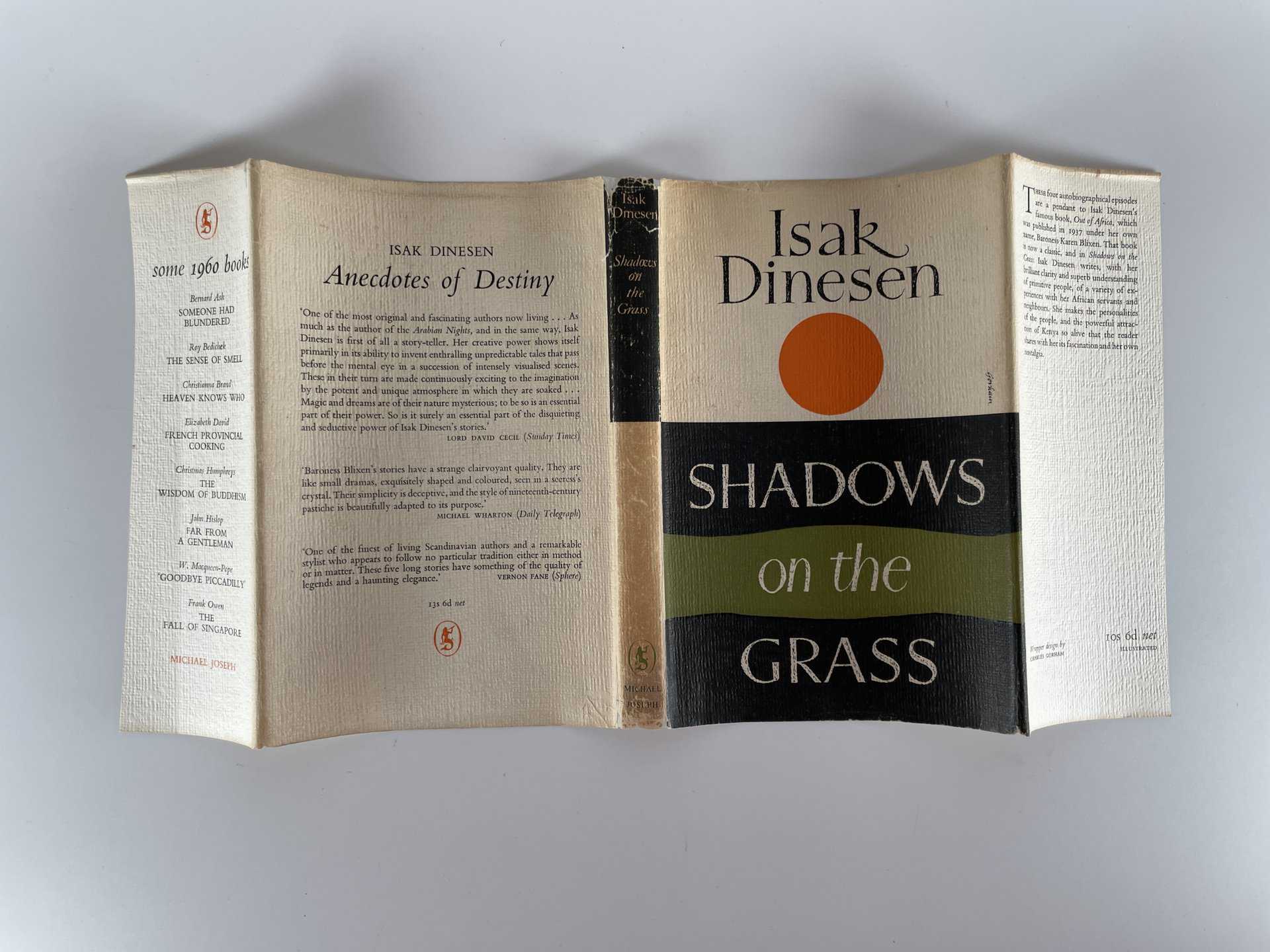 isak dinesen shadows on the grass first ed4