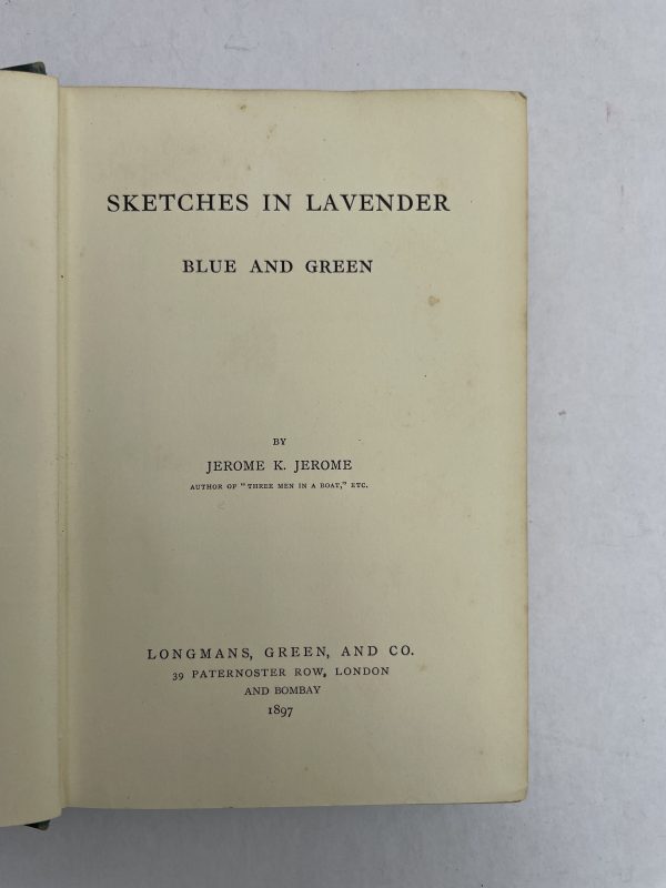 jerome k jerome sketches first edition2