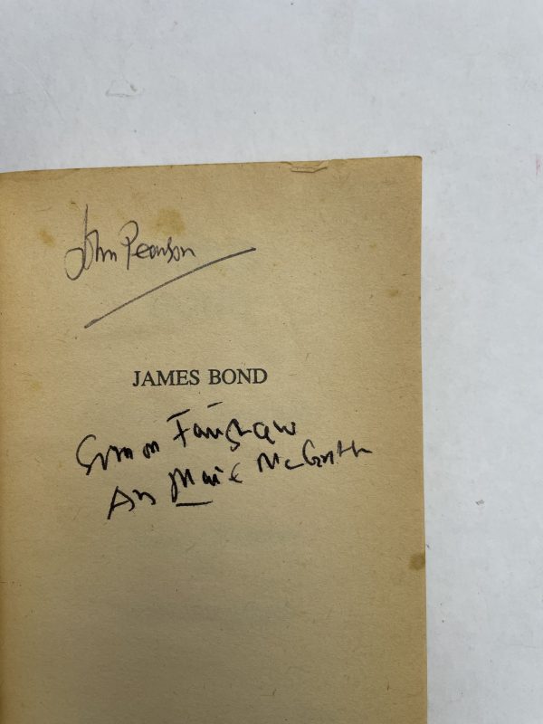 john pearson james bond biography signed 2