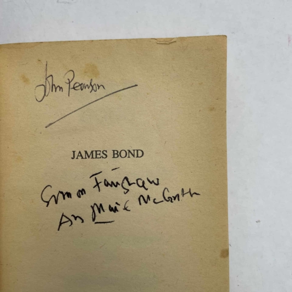 john pearson james bond biography signed 2