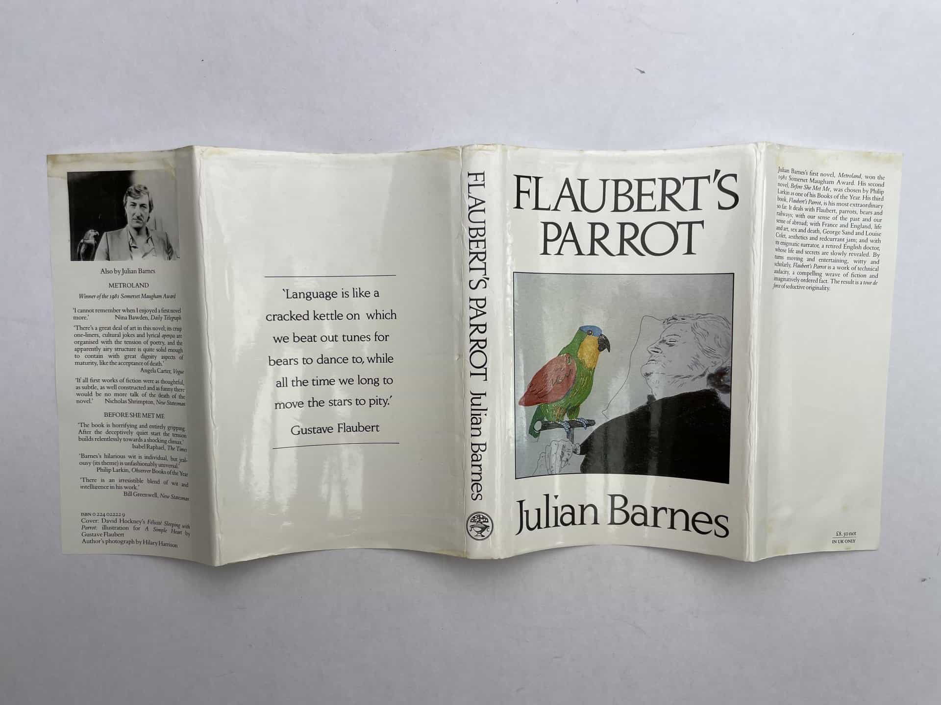 julian barnes flauberts parrot first ed 165 4