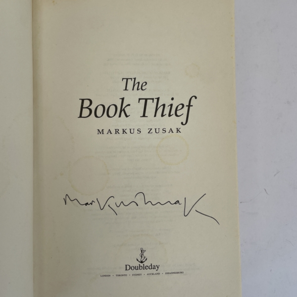 karkus zusak the book theif signed first 2