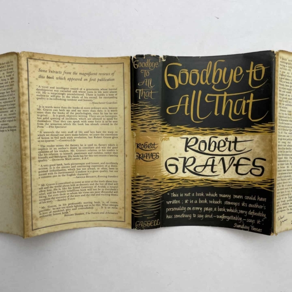 robert graves goodbye to all that signed first edition5