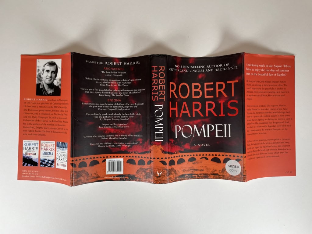 robert harris pompeii signed first 5