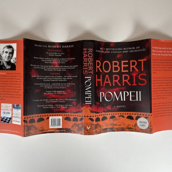 robert harris pompeii signed first 5