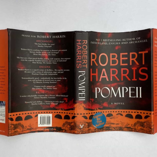 robert harris pompeii signed first edition5