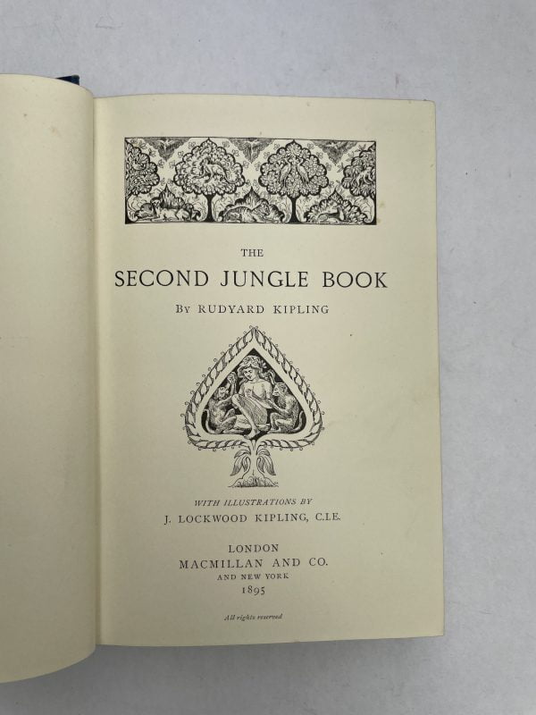 rudyard kipling the second jungle book first ed2