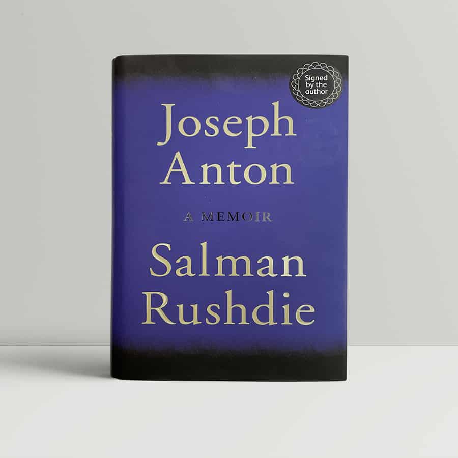 salman rushdie jospeh anton signed first edition1