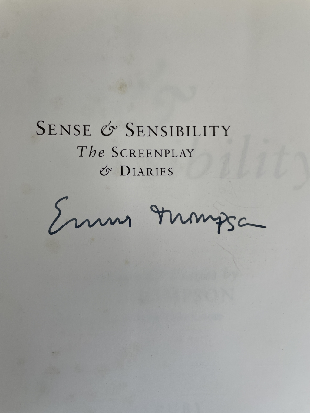 sense and sensibility signed emma thompson 2