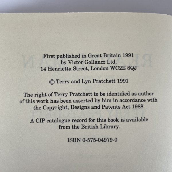 terry pratchett reaper man first edi 2