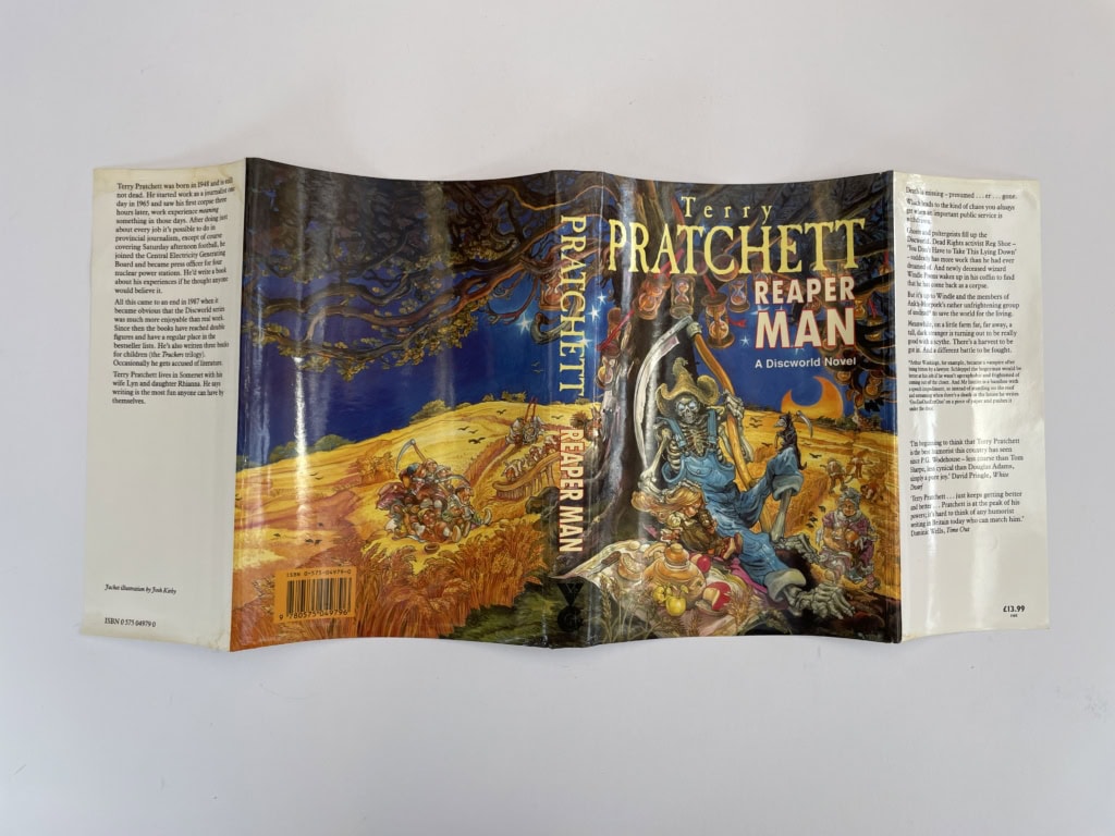 terry pratchett reaper man first edition4