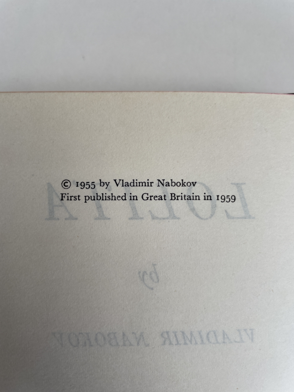 vladimir nabokov lolita first edition2